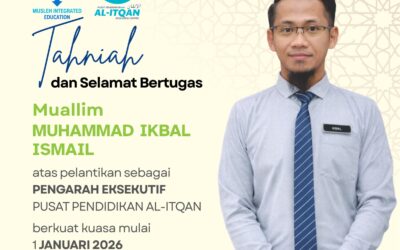 Perlantikan Pengarah Eksekutif Pusat Pendidikan Al-Itqan yang baharu