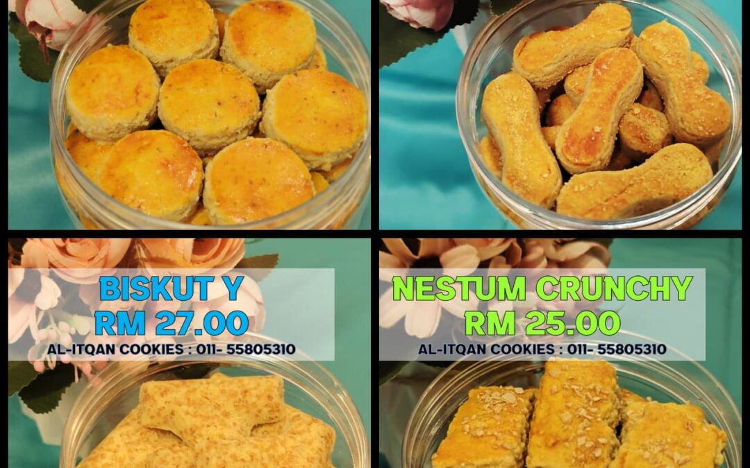 Jom beli kuih raya AL-ITQAN Cookies!