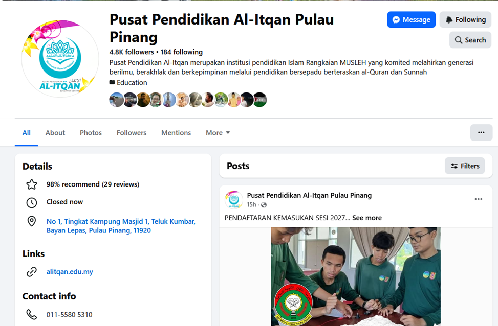 FB Tadika 2026