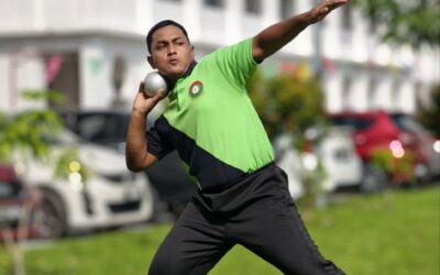 Acara lontar peluru semarakkan Sukan Tahunan SM Al-Itqan