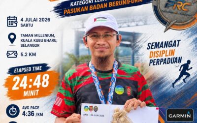 Pengarah Eksekutif Al-Itqan rangkul gelaran johan Pasukan Badan Beruniform (PBB) Running Challenge 2026