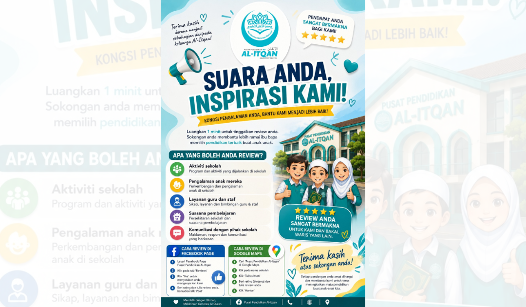 Suara anda inspirasi kami