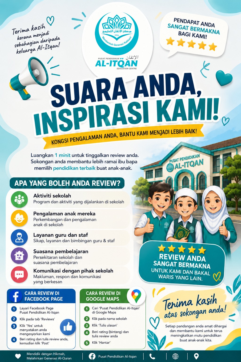 Suara anda inspirasi kami