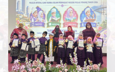 Peserta cilik Tadika Pintar Al-Itqan cemerlang dalam Pertandingan Ihtifal Ilmi Tadika Islam (TADIS) Pulau Pinang 2026